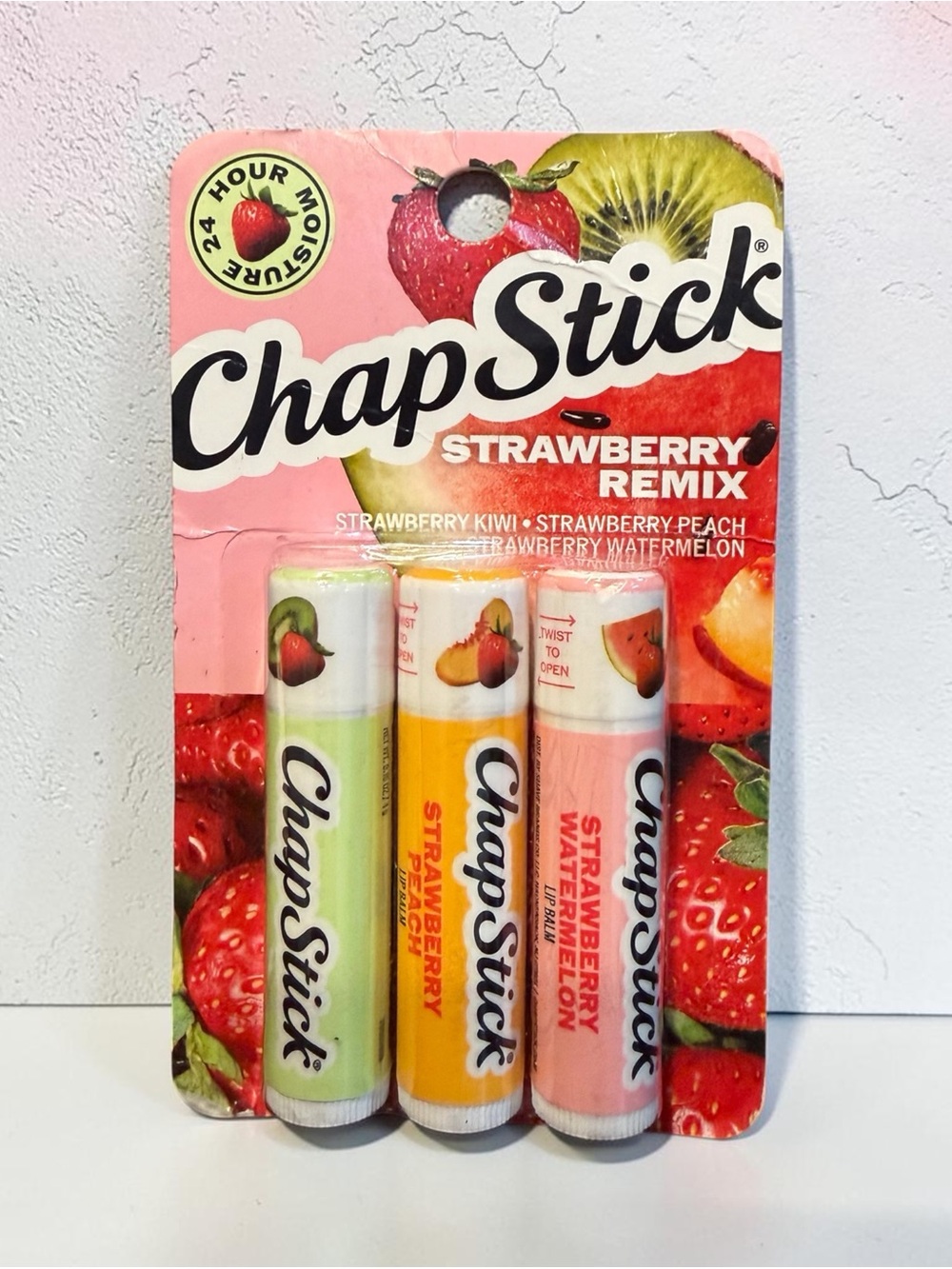 ChapStick Strawberry Remix 3-Pack Lip Balm
